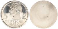 Deutschland 5 DM Probe Einseitige Motivprobe der Bildseite zum 5 DM 1951 Silberadler, Kupfer-Nickel !!! -
