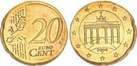 Deutschland Fehlprägung 20 Cent auf 10 Cent Rohling Fehlprägung: 20 Cent 2008F geprägt auf einem 10 Cent Rohling !!! -