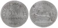 Deutschland / Braunschweig 50 Pfennig Dickabschlag Braunschweig Notgeld 50 Pfennig 1918 Fehlprägung / Dickabschlag 5,7g !!! -