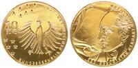 Deutschland / Eurowährung 10 Euro 2012 Münzzeichen J 10 Euro 150. Geburtstag Gerhart Hauptmann 2012 Münzzeichen J vergoldet -