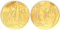 Deutschland / Eurowährung 10 Euro 2012 Münzzeichen D 10 Euro 100 Jahre Nationalbibliothek 2012 Münzzeichen D vergoldet -