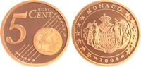 Monaco 5 Cent Kursmünze PP in Münzkapsel. Seltenes Jahr !!! -