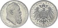 Kaiserreich / Bayern / Probeprägung 2 Mark Kaiserreich Bayern Probe 2 Mark Luitpold 1911 Aluminium (dünner Zinkkern) -