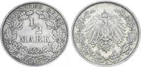 Deutsches Kaiserreich 1/2 Mark Deutsches Kaiserreich 1/2 Mark Silber -