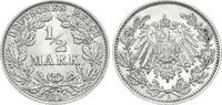 Deutsches Kaiserreich 1/2 Mark Deutsches Kaiserreich 1/2 Mark Silber -