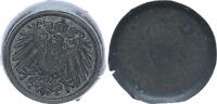 Deutschland / Kaiserreich / Weimar / FEHLPRÄGUNG 10 Pfennig, einseitiger schüsself. Abschlag Weimar 10 Pfennig J.299 FEHLPRÄGUNG: einseitiger schüsselförmiger Abschlag -