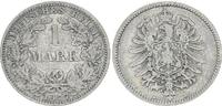 Deutschland / Kaiserreich 1 Mark 1 Mark kleiner Adler J.9 1877 A s-ss, -