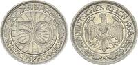 Deutschland - Drittes Reich 50 Pfennig Weimar 50 Pfennig 1936 J -