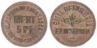 Elmshorn 5 Pfennig Elmshorn, 5 Pfennig, Kolonialwaren & Delikatessenhaus Emil Heinr. Brix -