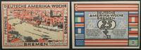 Deutschland / Bremen 25 Pfennig Deutschland / Bremen, Deutsche Amerika-Woche, Bremen, 25 Pfennig -