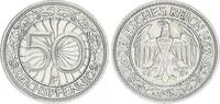 Deutschland - Weimarer Republik 50 Pfennig Weimar 50 Pfennig 1937 F -