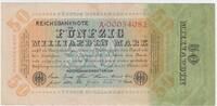 Deutschland 50 Milliarden Mark 50 Milliarden Mark-Banknote, 1923 -
