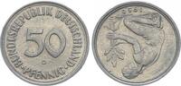 Deutschland 50 Pfennig 50Pfennig J.384 Fehlprägung 180 Grad Stempeldrehung, -