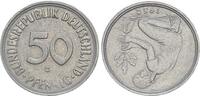 Deutschland 50 Pfennig 50Pfennig J.384 Fehlprägung 180 Grad Stempeldrehung, -