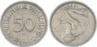 Deutschland 50 Pfennig 50Pfennig J.384 Fehlprägung 180 Grad Stempeldrehung, -