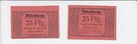 Deutschland / Stöckheim 2 x 25 Pfennig 2x 25 Pfennig-Banknote, 1923, Stöckheim -