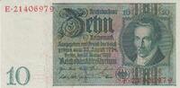 Deutschland 10 Reichsmark Reichsbanknote 10 Reichsmark Banknote 22.01.1929 -