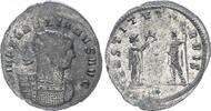 Antike / Römische Kaiserzeit / Aurelianus Antoninian, Silbersud Aurelianus 270-275, Restitutor orbis -