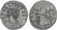 Antike / Römische Kaiserzeit / Aurelianus Antoninian, Silbersud Aurelianus 270-275, Iovi conser -