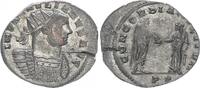 Antike / Römische Kaiserzeit / Aurelianus Antoninian, Silbersud Aurelianus 270-275, Concordia -