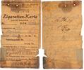 Deutschland / Polen / Getto Litzmannstadt Zigarettenkarte Getto Litzmannstadt Zigarettenkarte N°110842 -