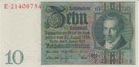 Deutschland 10 Reichsmark Reichsbanknote 10 Reichsmark Banknote 22.01.1929 -
