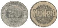 Deutschland/Dresden 20 Pfennig-Marke Straßenbahn Dresden, Rückseite Werbung Café Hülfert, 20 Pfennig -