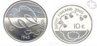 Finnland - Euro 10 Euro Finnland 10 € 2005 - 60 Jahre Ende des Zweiten Weltkrieges / Frieden in Europa -