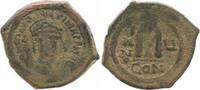 Antike / Byzanz Mauricius Tiberius Follis Byzanz Mauricius Tiberius 582-602 Bronze Follis J. Y = 586/87, Off. A -