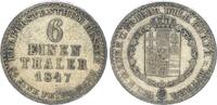 Hessen - Altdeutschland 1/6 Taler Kurfürstentum Hessen 1/6 Taler 1847 -