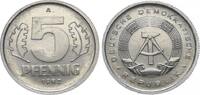 Deutschland - DDR 5 Pfennig Probe 5 Pfennig 1982 A - Probe mit Riffelrand - sehr seltene DDR Rarität -