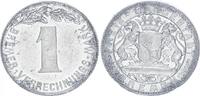 Nebengebiete / Bremen 1 Verrechnungs Mark offizielles Notgeld -