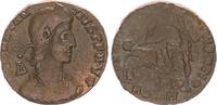Antike/Römische Kaiserzeit/ Constantius Follis Bronze Constantius II RS Soldat speert fallenden Reiter FEL TEMP REPARATIO ss -