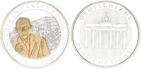 Deutschland Medaille Genscher in Prager Botschaft -