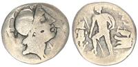 Antike / Römische Republik Denar Silber C. Publius Malleolus, behelmter Mars r.,//nackter Krieg -