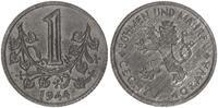 Nebengebiete/ Böhmen und Mähren 1 Krone Nebengebiete/ Böhmen und Mähren 1 Krone, 1944 seltenes Jahr vz -