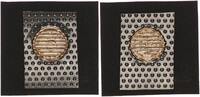 Deutschland BRD 5 Pfennig 5 Pfennig 1950 G - in Folie - mit offiziellem Entwertungsmuster der Bundesbank -
