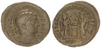 Antike / Römische Kaiserzeit / Constantinus Follis Bronze Constantinus II Nummus RS 2 Viktorien Schild haltend, -