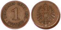 Deutsches Kaiserreich 1 Pfennig Fehlprägung 1 Pfennig 1874 A - J.1 - 5% dezentriert -