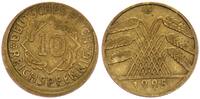 Deutschland - Weimarer Republik 10 Pfennig 10 Pfennig Fehlprägung: 5% dezentriert, ohne Riffelrand -