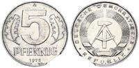 Deutschland - DDR 5 Pfennig Fehlprägung DDR Fehlprägung: 5 Pfennig mit Zainende -