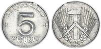 Deutschland - DDR 5 Pfennig Fehlprägung DDR Fehlprägung: 5 Pfennig mit Zainende -