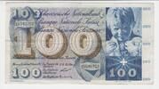 Schweiz 100 Franken Schweiz, 100 Franken, 1957 -