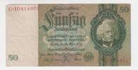 Deutschland 50 Reichsmark Reichsbanknote 50 Reichsmark Banknote 30.03.1933 -