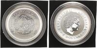 Australien - Lunar I 2 Unzen Silber - 2 Dollar Australian - Serie Lunar 1 - 2 oz Drache Silber 999er - Jahr des Drachen