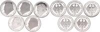 2 DM Strauß ADFGJ komplett 1996 ADFGJ Deutschland / Markwährung 2 DM Strauß 1996 Münzzeichen ADFGJ komplett. 5 Münzen in PP Polierte Platte, PP,(...