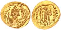Antike - Byzanz - Konstantinopel Gold Solidus AV Solidus Phokas (602-610) - Interessante Fehlprägung: 2x geprägt -