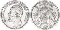 Schweden 2 Kronor Schweden 2 Kroner Silber 1878 Oscar II. -