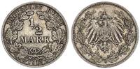 Deutsches Kaiserreich 1/2 Mark Halbe Mark - Silber (2) -