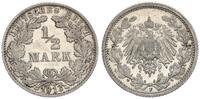Deutsches Kaiserreich 1/2 Mark Halbe Mark - Silber (4) -